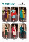 Wooglee Destiny 3 Heavy Festive Wear Viscose Latest Kurti With Bottom And Dupatta Collection